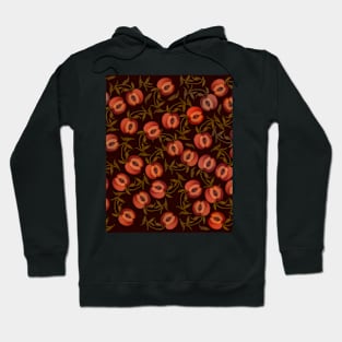 Peaches pattern Hoodie